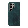For Samsung Galaxy S25 Ultra Case PU Leather Phone Cover Rhombus Starry Imprinted