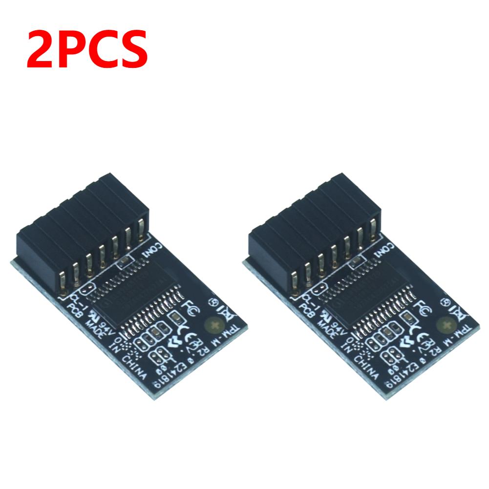 1-10X For Asus TPM-M R2.0 TPM Module LPC 14-1 Pin Computer TPM-M R2.0 TPM-M R2.0 Hardware Security Chip for Asus Motherboards