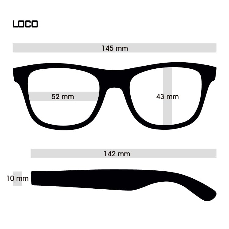 DANG SHADES Unisex Loco Premium Lens Sunglasses (vidg00430-lbk)