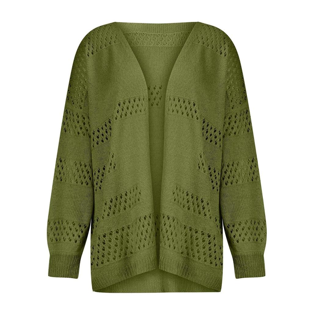 Dámská ležérní móda halloweenská kardiganová bunda s dlouhým rukávem bez knoflíků