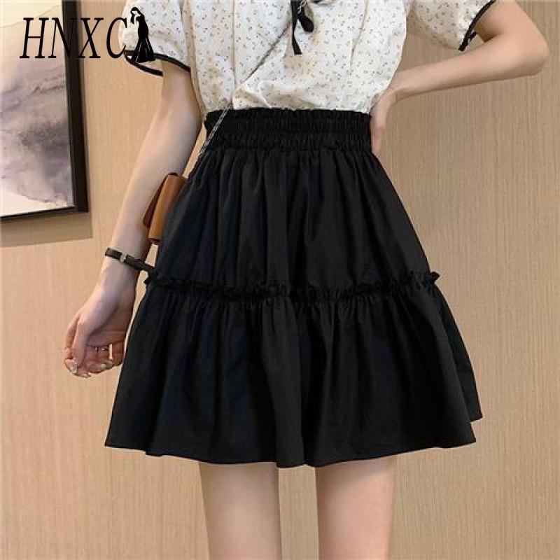 

HNXC Женская Модная Повседневная Летняя Весенняя Юбка XXXXL чёрный