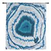 Retro Agate Texture Blue Tulle Curtains For Living Room Home Decor Window Curtain Kitchen Sheer Voile Curtain
