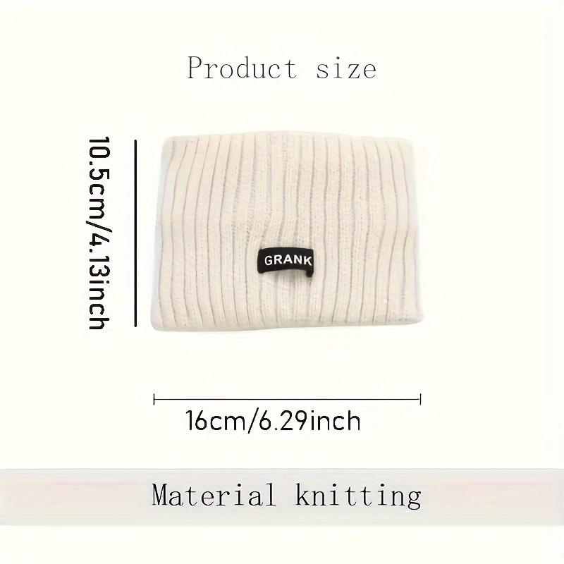 Stylish and Comfortable Knitted Headband - Soft and Warm Winter Outdoor Accessory for Skiing and Hiking, a Solid-colour Fashion Staple