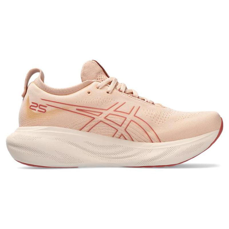 Asics Gel Nimbus 25 Pale Apricot Light Garnet Women's Sneakers 1012B356-702