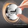304 Stainless Steel Rotating Suction Cup Hook – Strong, No-Drill, Load-Bearing Hook for Kitchen, Bathroom, and Toilet.