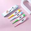 Digitales Thermometer Kopf Oral Achselhöhle Temperaturmessung Elektronische Digitale Anzeige Weicher Kopf Haus Erste-Hilfe-Kasten Baby Erwachsener