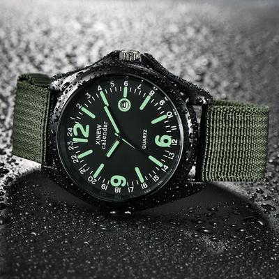 Military Mens Quartz Watch Black Dial Date Luxury Sport Wrist Watch Men'S Watches Smart Watches For Men Relogios Masculino