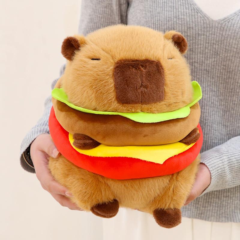 Capybara Plush Toy Stuffed Animal Pillow Soft Short Plush Gift For Girls