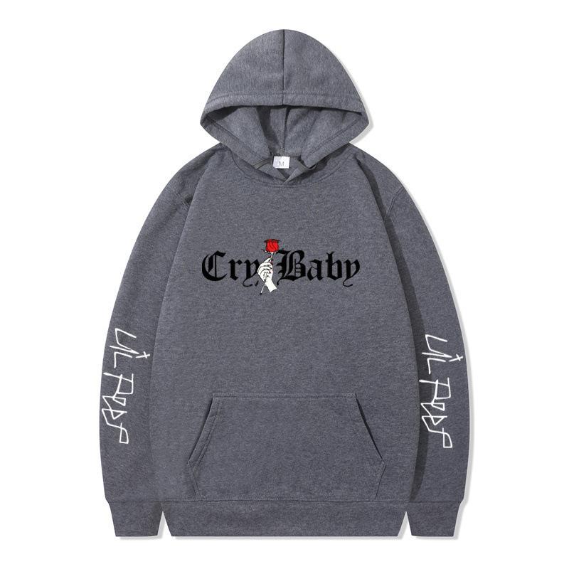 New product, American rap singer lil peep shirt men's and women's fleece hooded sweater