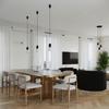 Lampa Wisząca Nowoczesna Czarna Ryflowana Szklana Biała Kula Do Salonu Jadalni Nad Stół 1Xg9 8W Halo Sollux Lighting