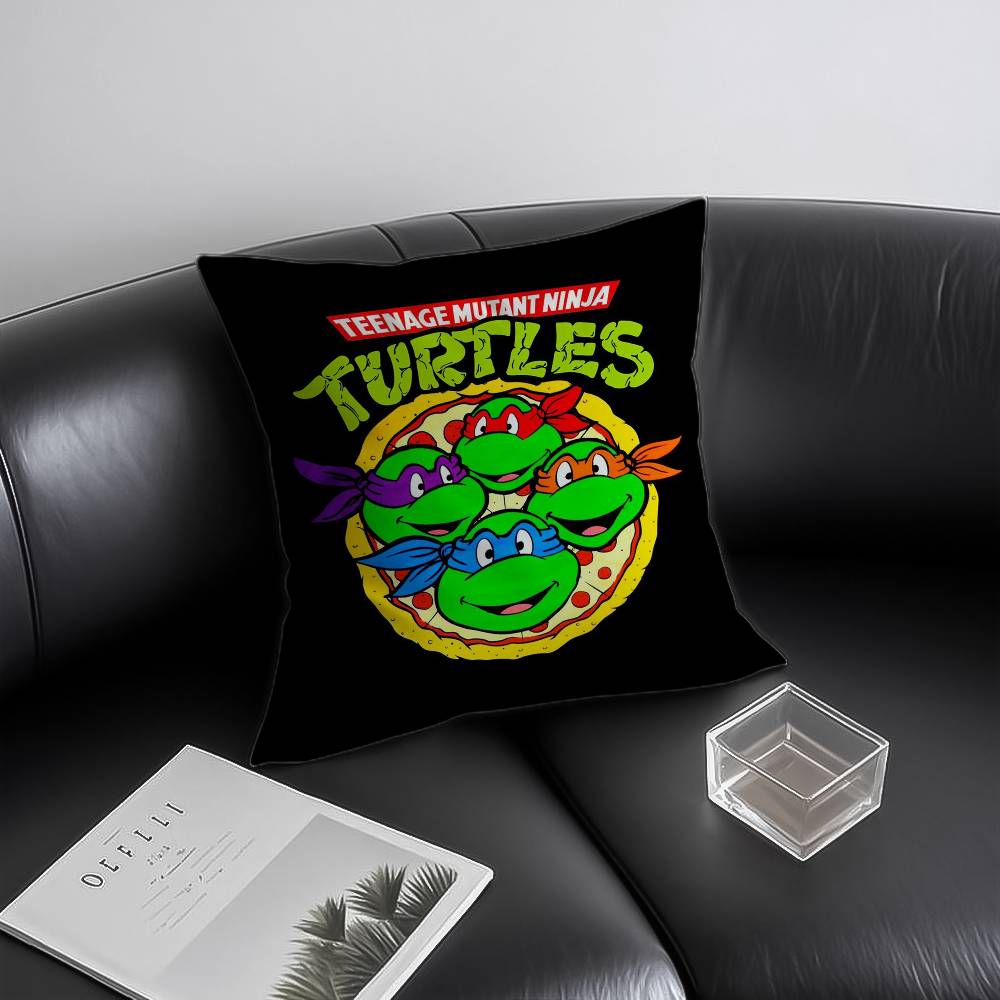 N-Ninja Movie T-Turtles Pillow Case Anti-dustmite Invisible Zipper Sofa Bed