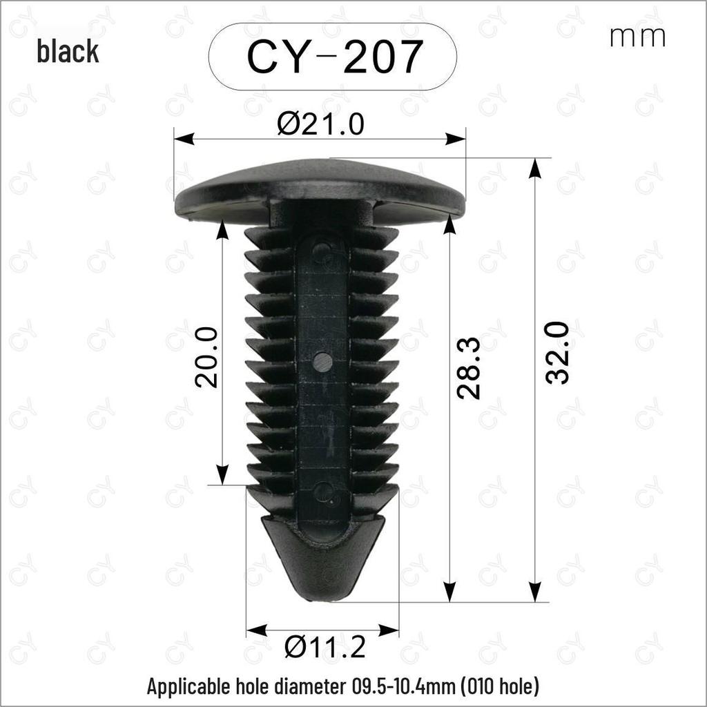 Universal Nylon Christmas Tree Car Rivet Screws