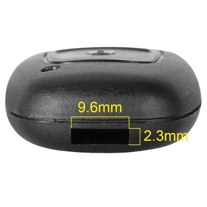 OcioDual 2-Button Key Shell Compatible with Renault Trafic Master Nissan Interstar Primastar Kangoo Opel Vivaro