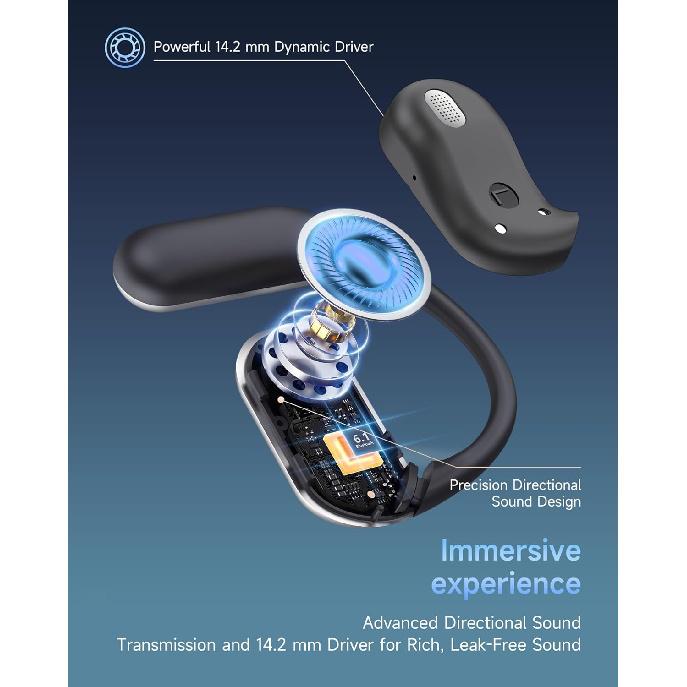 AI Translation Earbuds Real Time,188 Language Translator Earbuds,Bluetooth 6.1 Audifonos Traductores Inglés Español,OWS 4-in-1 Translation