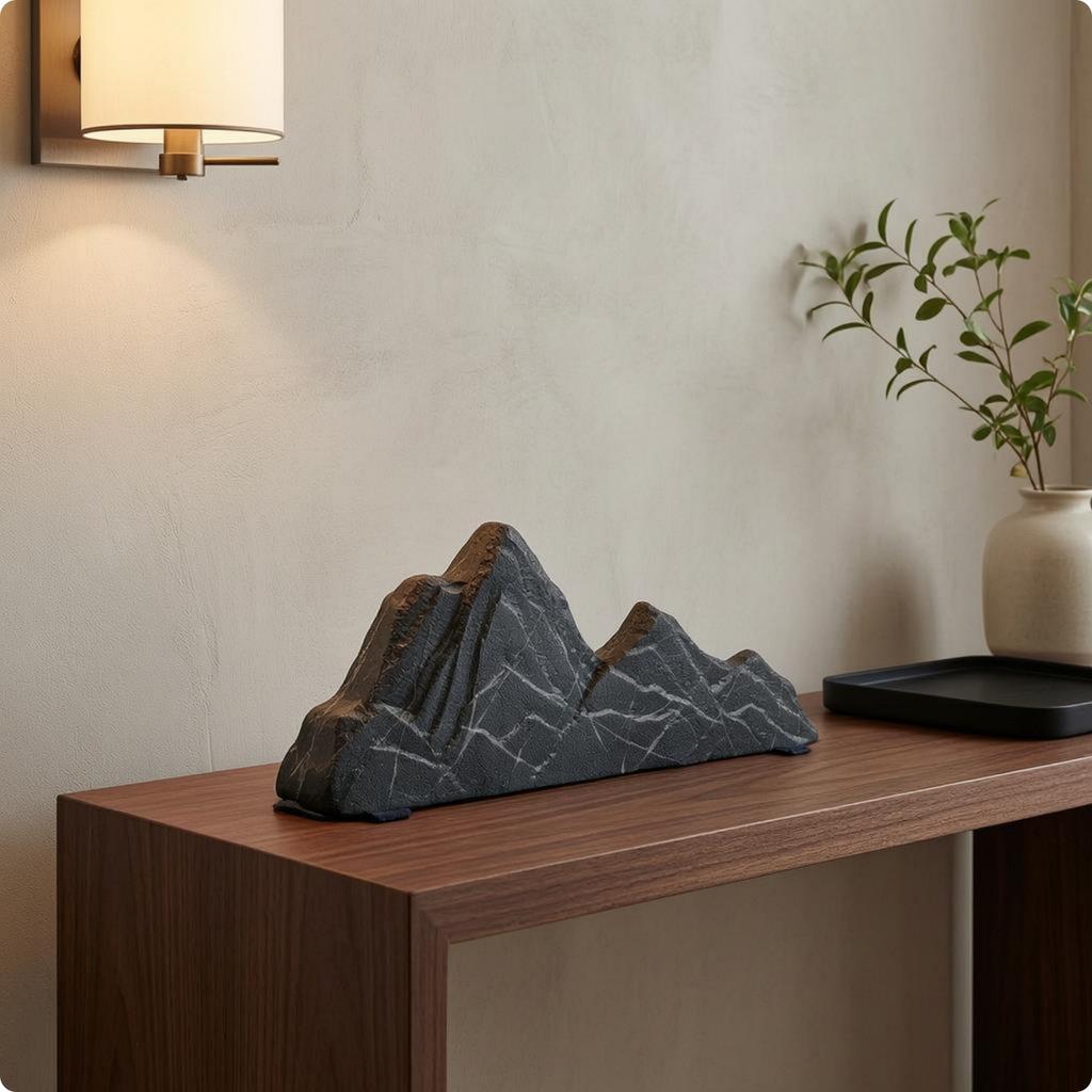 Mountain Crest Ornament Rugged Surface Artificial Rock Decor Rock Mountain Decoration Standalone Accent Decorative
