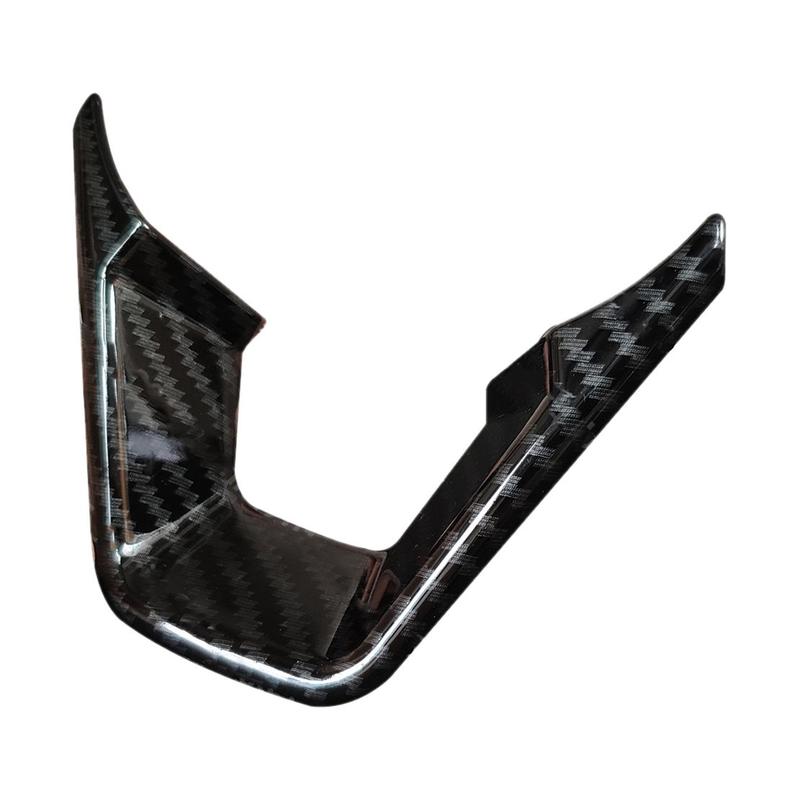 

3Pcs Car Steering Wheel Cover Trim Fit for Ford Fusion Mondeo Edge 2013 2014 2015 2016 2017- Carbon Fiber Style Black ABS