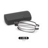 Comfortable Wear Legering Vouwen Titanium Leesbril Opvouwbaar Presbyopie Mannen Vrouwen Ultra Light Eyewear Met Case Anti Blauw Licht +10 to +4