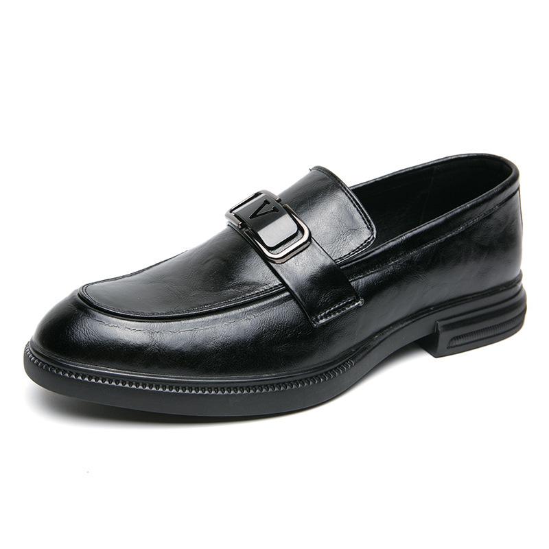 

Повседневная кожаная обувь мужская обувь повседневная обувь мужская весенняя для вождения новая кожаная обувь мужская 2025 мужская кожаная обувь деловая нарядная 38