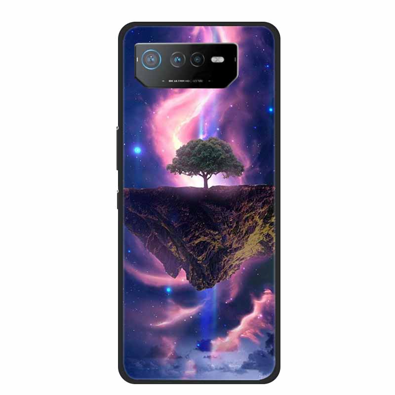 Phone Case For Asus ROG Phone 6D Ultimate Back Cover Case Black TPU Silicone Soft Coque For Asus ROG Phone 6 Pro Case Phone6 Pro