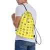 Custom S-Sponges Anime Bobes Drawstring Bags Men Women Lightweight Cartoon Sports Gym Storage Backpack