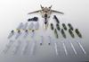 TAMASHII NATIONS DX Chogokin Macross Plus Full Set Approximately and Movable Figure YF-19 Pack, 250mm, Die-cast, ABS, PVC, Pre-painted