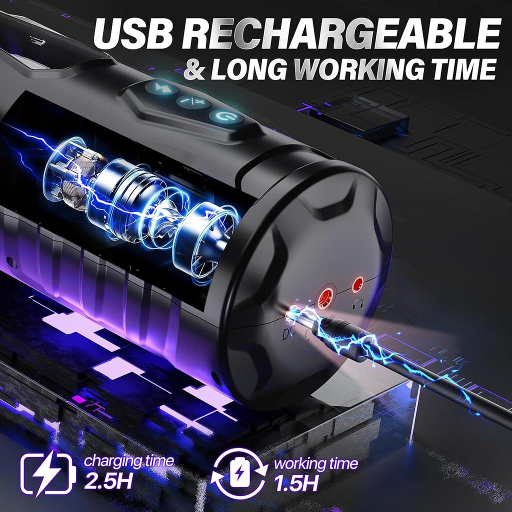 Electric Masturbation Cup Vagina Masturbator Automatic Shaking Sucking Sexy Groans Male Masturbator Pussy Adult Tools Sex Toys