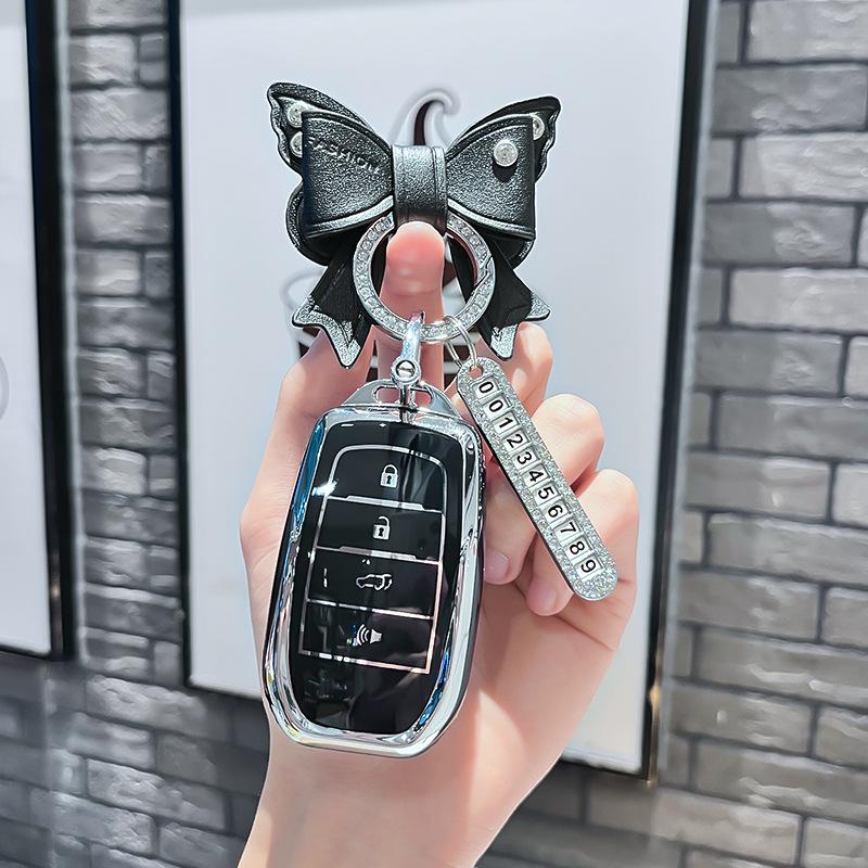 TPU Car Remote Key Case Cover Protect Shell Fob For Toyota CHR Hilux Fortuner Land Cruiser 200 Camry Corolla Crown RAV4 Highland