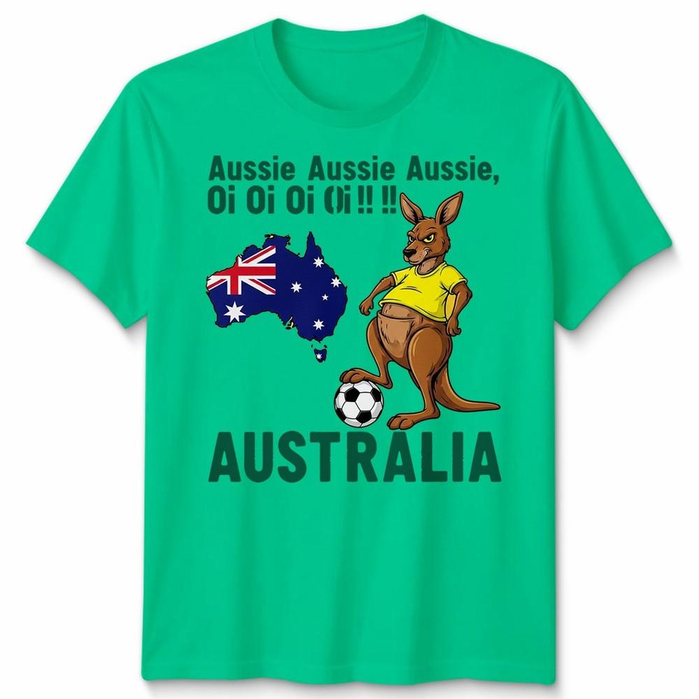 Australia Football Unisex Tshirt Game Day Aussies Unisexs Unisexs Tee S