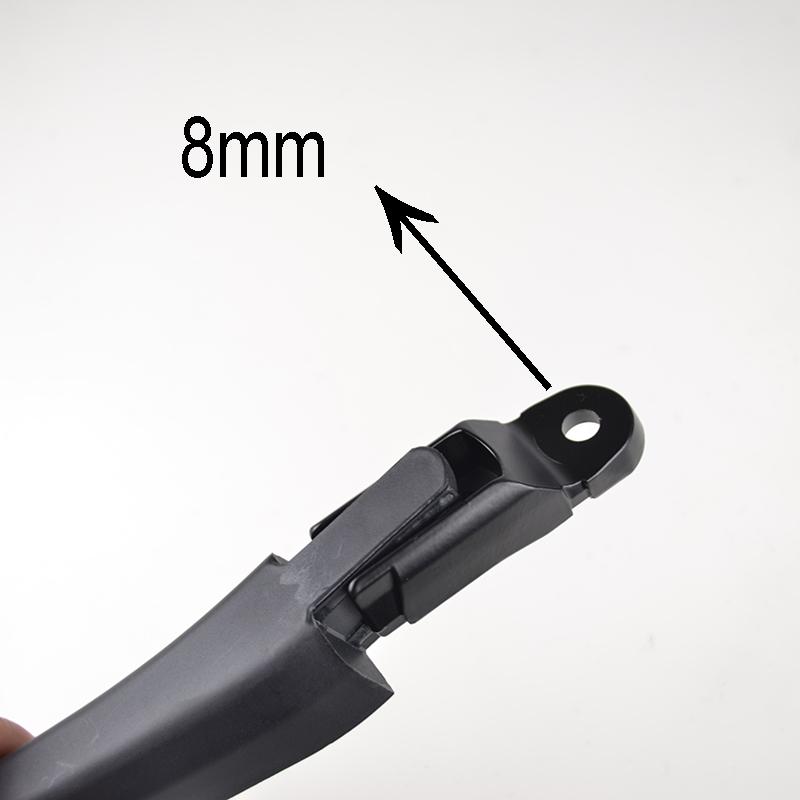 Erick's Wiper 12" Rear Wiper Blade & Arm Set Kit For Jeep Liberty KK 2008 - 2012 Windshield Windscreen Window Car Rain Brush