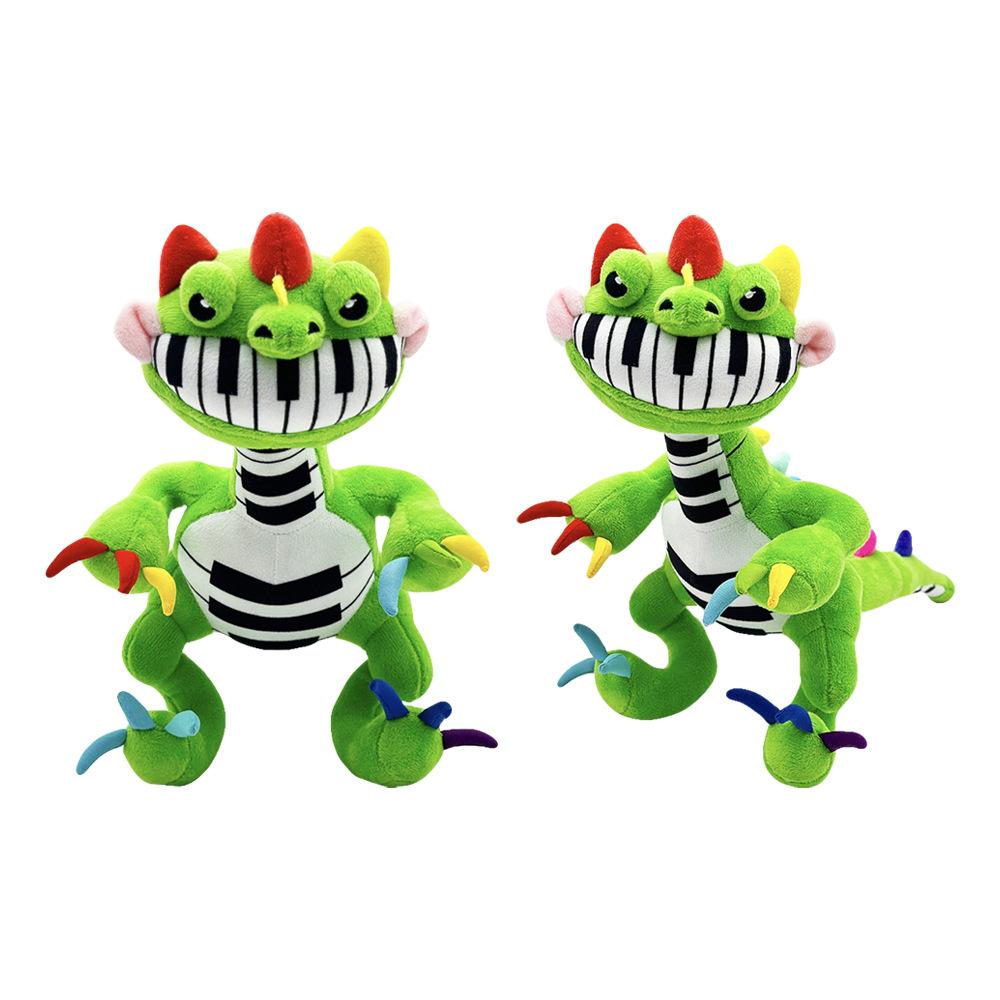 Pianosaurus Plush Piano Dragon Plush Toy Doll, Plush Doll