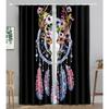 Ready-made Luxry Dream Catcher Sunshade Thin Window Curtains For Kids Bedroom Living Room Bathroom Kicthen Door Hall Home2Pieces