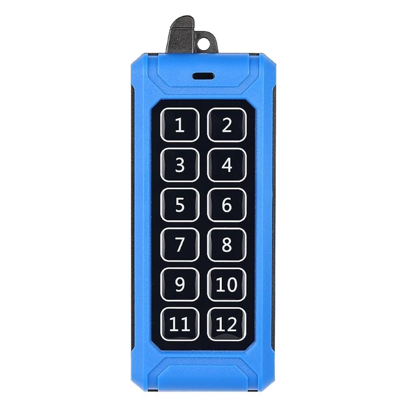 

Беспроводной пульт дистанционного управления для промышленных талей DC4.5V 2/4/6/8/10/12 кнопок 433 МГц для точной операции подъема и перемещения