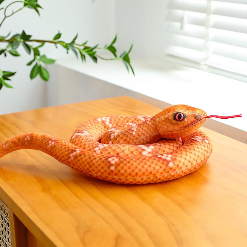 Snake Plush Toy With Realistic Design For Kids And Adults Gift Collectible