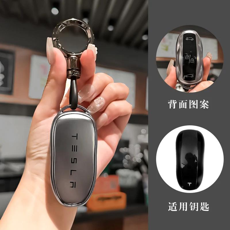 Car Sticker 2025 New Tesla Soft TPU Car Smart Remote Key Case Fob Cover Bag Holder Shell For Tesla Model 3 Model S Model Y Prote