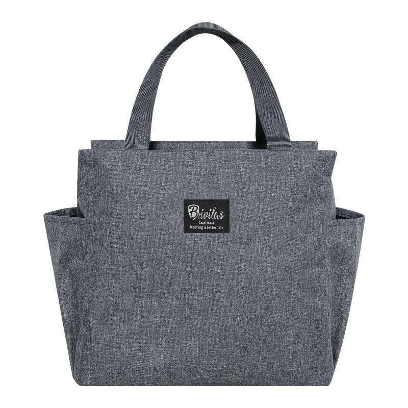 Insulated Waterproof Student Lunch Bag with Thickened Aluminum Foil