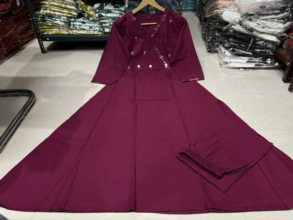 Women Designer Party Wear Anarkali Salwar Suit Indian Bollywood Top Tunic Kurti