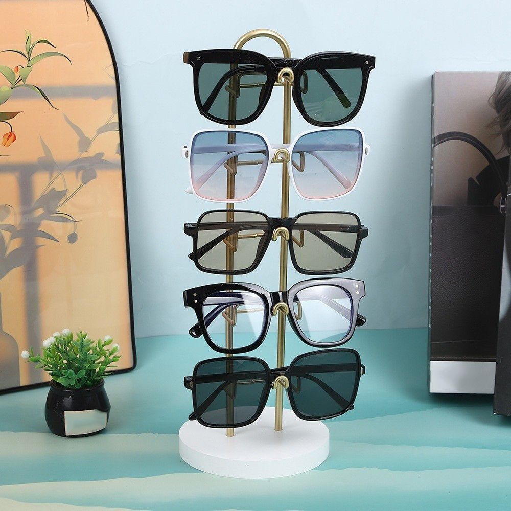 Removable Eyeglass Organizer 5 Layer Glasses Display Stand Photography Props