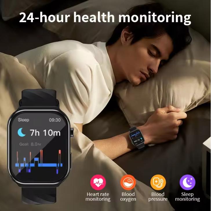 2025 New AI Healthy Diagnose Smart Watch Blood Lipid Uric Acid Bluetooth Call Blood Pressure Health Smartwatch Men Women