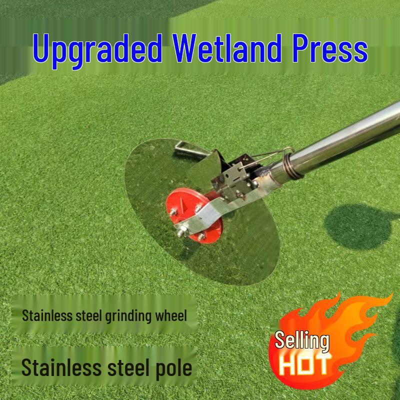 Stainless Steel Hand-Push Garlic & Onion Mulching Machine with Automatic Soil Covering