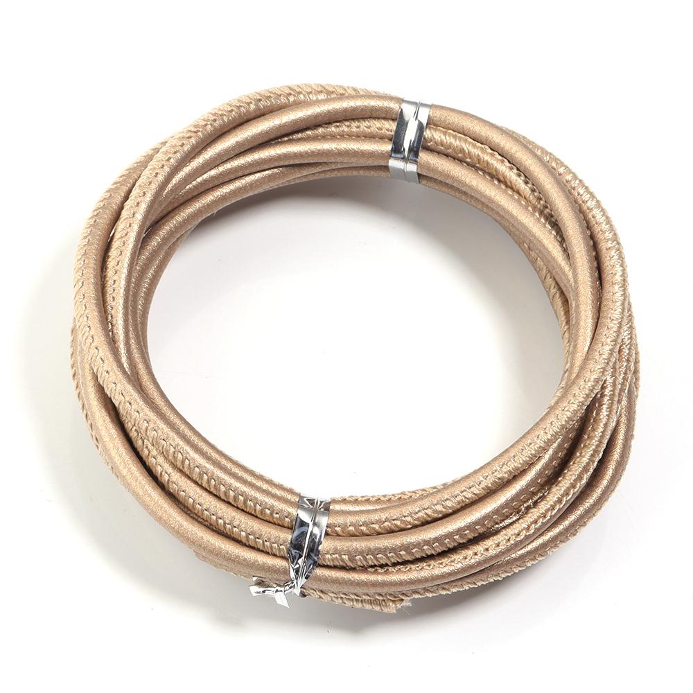 5 Yards 3mm Bunte Schafsleder Schnüre Runde Lederfaden Seil Für DIY Schmuckherstellung Halskette Armband Gürtel Zubehör