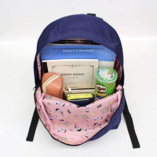 SCM Daypack Backpack with Printed Colorful Large A4 One Pink S-chanman Women's Interior, Polyester, Capacity, Size, scmyn200681, Size,