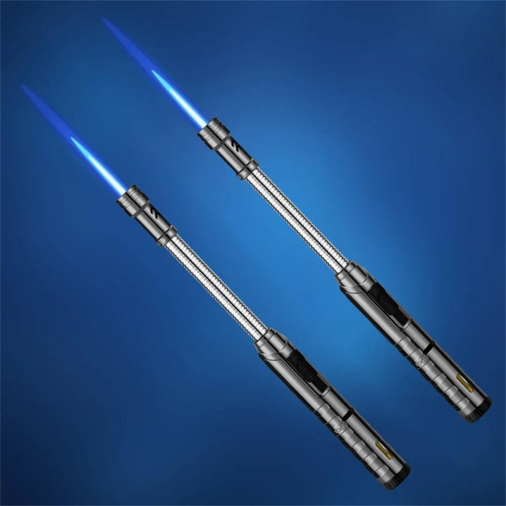 

2 шт. шланг кухонная газовая зажигалка гибкая свеча газовая плита зажигалка для сигар ветрозащитный бутановый сварочный пистолет уличный инструмент для зажигания барбекю