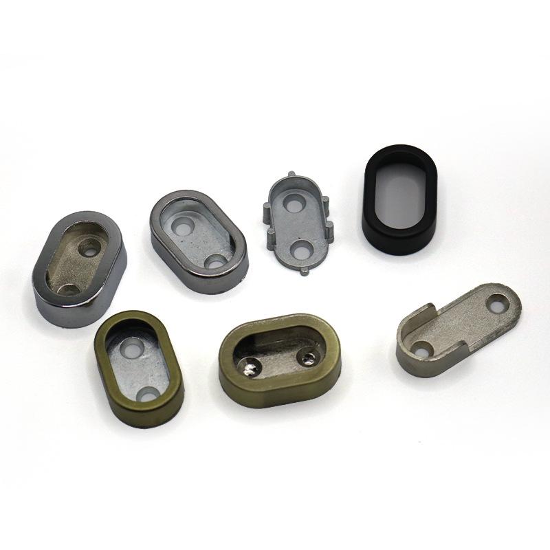 Thickened Wardrobe Hanging Rod with Flange Base for Clothing