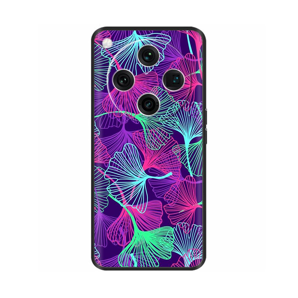 Soft Silicone Cover For Oppo Find X8 Pro Case Fashion Black TPU Phone Back Cover Cases For Oppo Find X8 5G Coque PKC110 PKC130