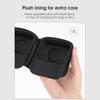 Carrying Case for Action Camera with Wrist Strap PU Leather Protective Travel Bag