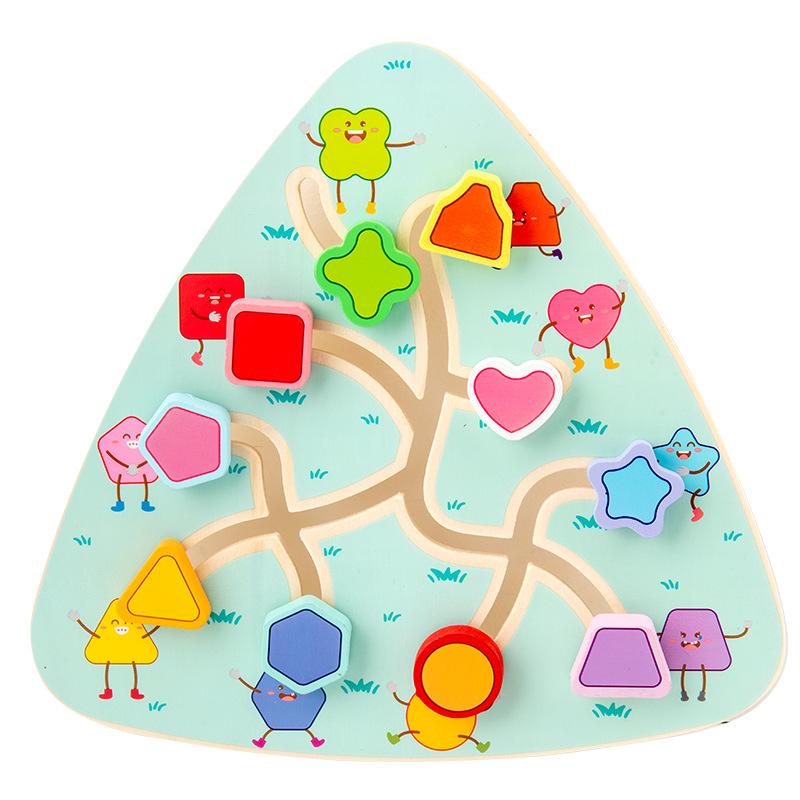 Montessori Early Education Maze Educational Toys Tabletop Parent-Child Interactive Games Children'S Hands-On Brain