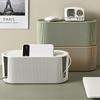 Cable Storage Box Desktop Charging Data Cable Storage Device Plug Socket Cable Management Device Plastic Storage Organizer