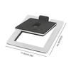 Computer Speaker Stand Supports 8 Lbs Tabletop Speaker Stand Damping Foam Padding Metal Bracket for Small Speakers