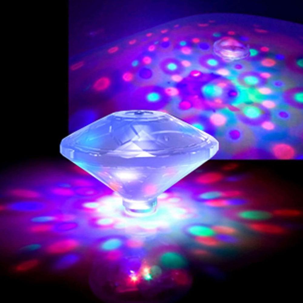 1//2x Underwater RGB LED Disco Spot Light Glow Show Swimming Pool Tub Spa Lamp