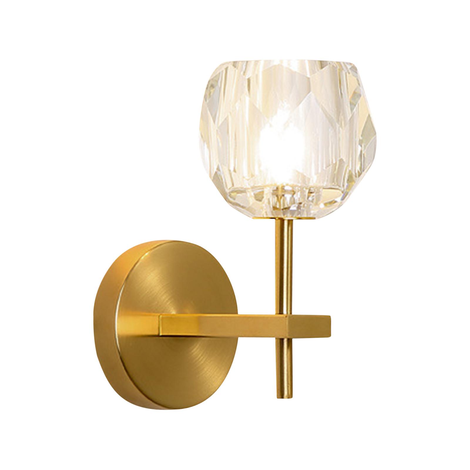 

Подвесной светильник для спальни, прикроватный светильник, хрустальный светильник, роскошный современный светильник для главной спальни, небольшой подвесной светильник для ТВ-фона, настенный светильник, прикроватный столик, подвесной светильник золотой